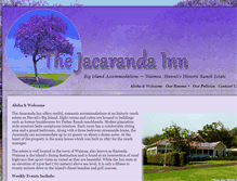 Tablet Screenshot of jacarandainn.com